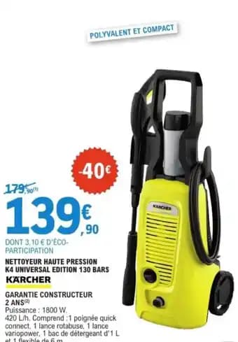 KÄRCHER Nettoyeur haute pression k4 universal edition 130 bars