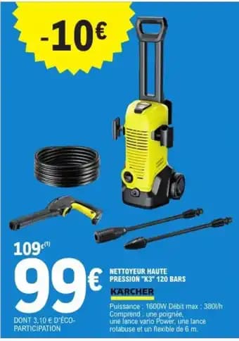 KÄRCHER Nettoyeur haute pression "k3" 120 bars