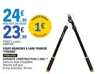 "FISKARS" Coupe-branches à lame franche
