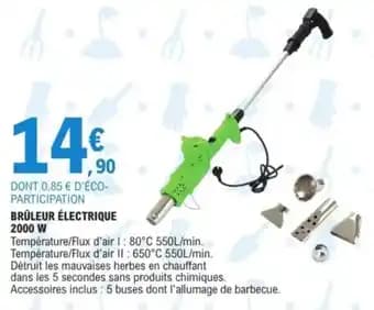 Brûleur électrique 2000 w