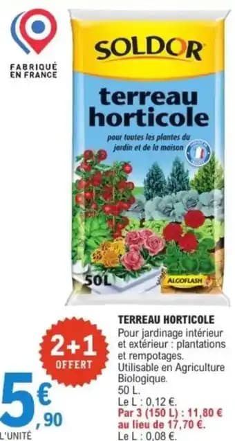 SOLDOR Terreau horticole 50 l