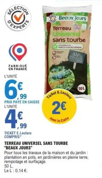 Promotion Exclusives de 2
Tourbe : Découvrez l'Offre incontournable