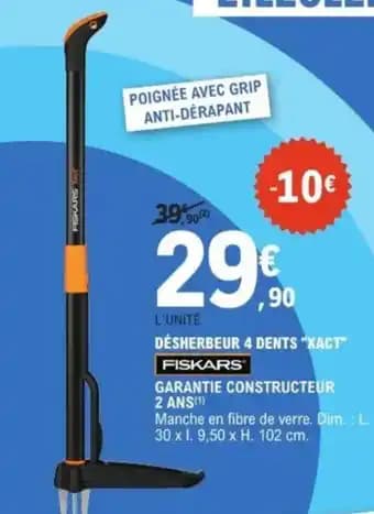 FISKARS Désherbeur 4 dents "xact"