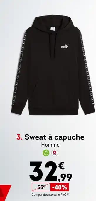 Puma Sweat à capuche homme