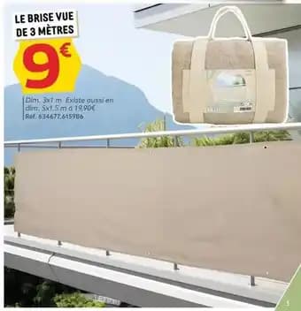 Promotion Exclusives de 29
            
        
        Brise Vue : Découvrez l'Offre incontournable