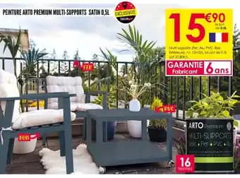 ARTO Peinture arto premium multi-supports satin 0,5l