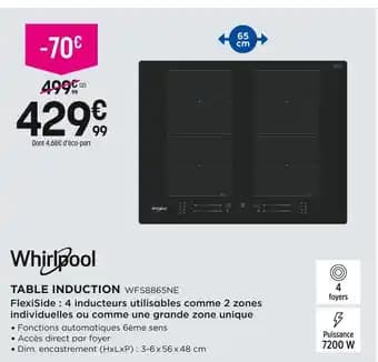 Promotion Exclusives de 15
Table induction : Découvrez l'Offre incontournable