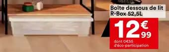 Boîte dessous de lit R-Box 52,5L