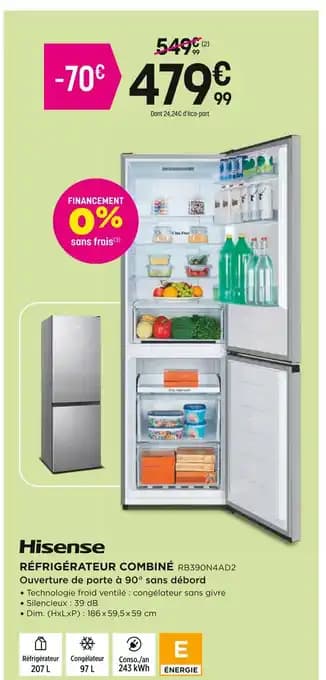 Promotion Exclusives de 3
Réfrigérateur combiné : Découvrez l'Offre incontournable