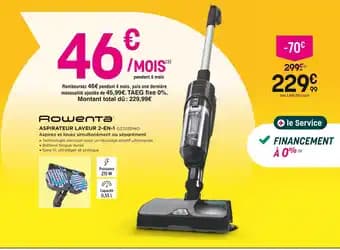 Promotion Exclusives de 24
Rowenta : Découvrez l'Offre incontournable