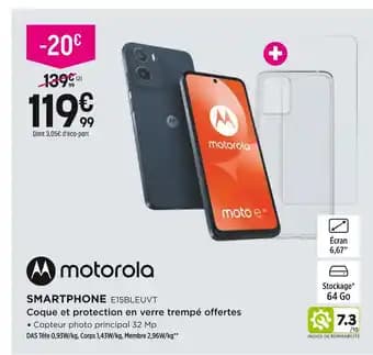 Motorola Smartphone E15BLEUVT