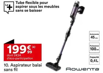 Promotion Exclusives de 7
Aspirateur sans fil : Découvrez l'Offre incontournable