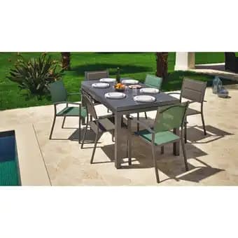 HYBA Table extensible + Fauteuil Canberra