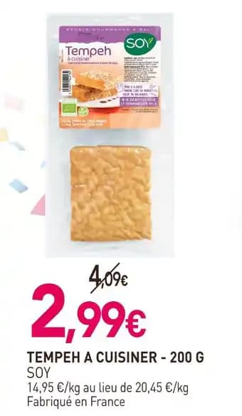 SOY Tempeh à cuisiner - 200 g