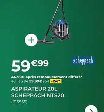 Promotion Exclusives de 35
Scheppach : Découvrez l'Offre incontournable