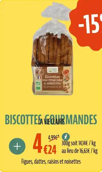 Biscotte courmandes 300 g