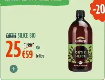 BIOFLORAL Ortie silice bio 1 litre