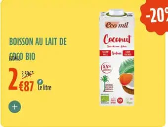 Promotion Exclusives de 10
            
        
        De coco bio : Découvrez l'Offre incontournable