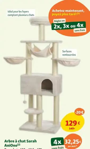 Promotion Exclusives de 6
Arbre À Chat : Découvrez l'Offre incontournable