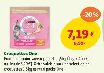 Promotion Exclusives de 13
Purina one croquettes : Découvrez l'Offre incontournable