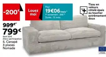 Promotion Exclusives de 4
Canapé places : Découvrez l'Offre incontournable