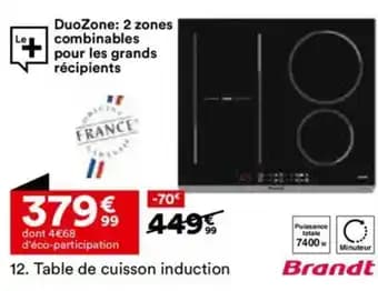 Promotion Exclusives de 2
Table de cuisson : Découvrez l'Offre incontournable