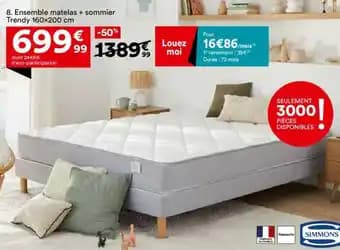 Promotion Exclusives de 14
Matelas : Découvrez l'Offre incontournable