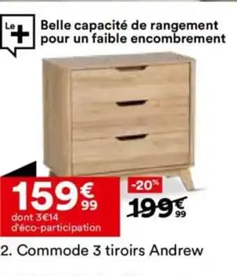 Promotion Exclusives de 2
            
        
        Commode : Découvrez l'Offre incontournable