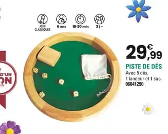 Nom d'un Pion Piste de dés