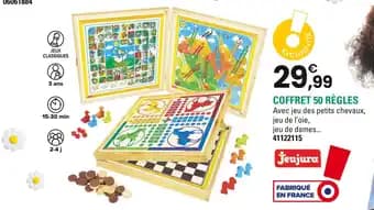 JEUJURA Coffret 50 règles