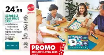 Promotion Exclusives de Scrabble classique : Découvrez l'Offre incontournable