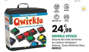 Promotion Exclusives de Qwirkle : Découvrez l'Offre incontournable