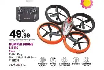 FLYBOTIC Bumper drone lit rc