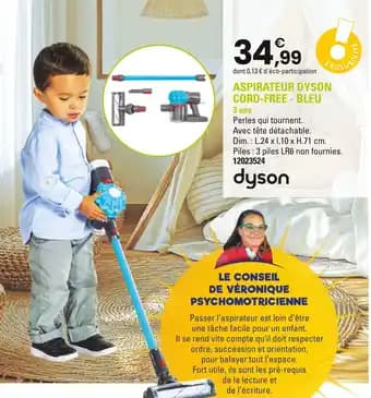 dyson ASPIRATEUR DYSON CORD-FREE - BLEU