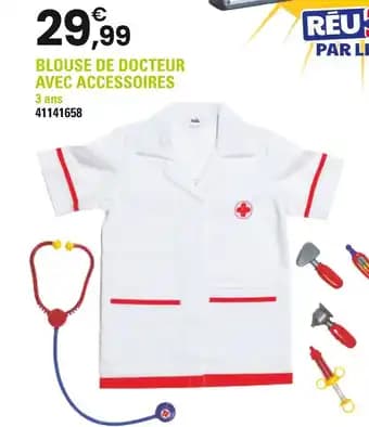 Blouse de docteur avec accessoires