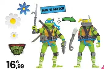 Tortues Ninja Figurine articulée mix and match
