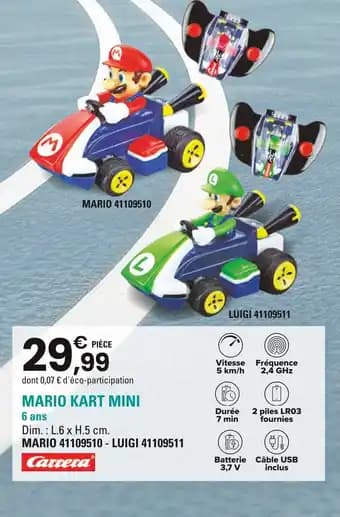 Carrera Mario Kart Mini