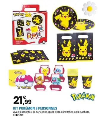Pokémon Kit Pokémon 8 personnes