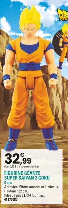 Dragon Ball Figurine Géante Super Saiyan 2 Goku