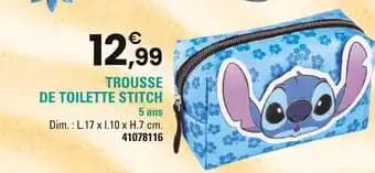 Trousse de toilette stitch