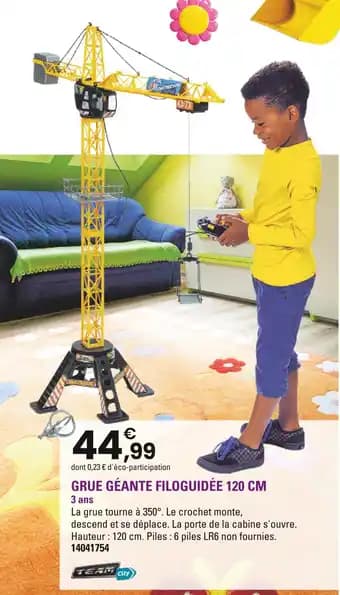 TEAM CITY Grue géante filoguidée 120 cm