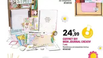 Coffret diy mon journal créatif