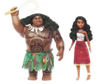 DISNEY Coffret poupées duo vaiana et maui