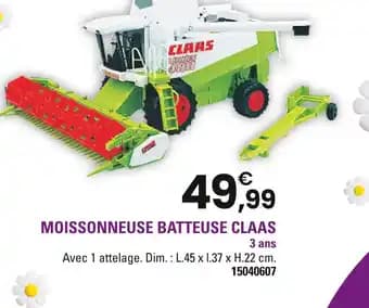 CLAAS Moissonneuse Batteuse
