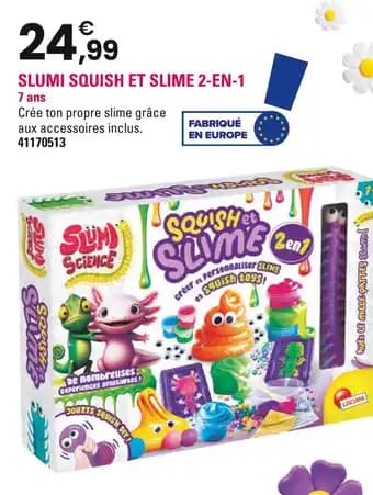 Slumi Science Slumi squish et slime 2-en-1