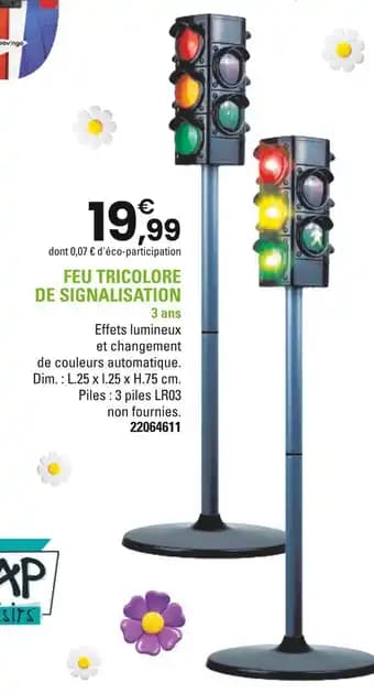 Feu tricolore de signalisation