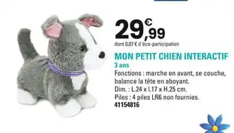 Mon petit chien interactif