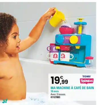 TOMY TOOMIES Ma machine à café de bain