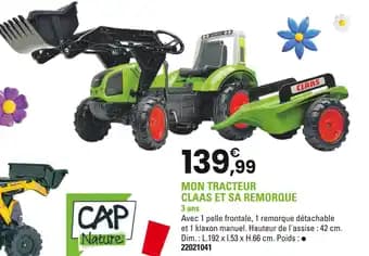 Mon Tracteur Claas et sa Remorque