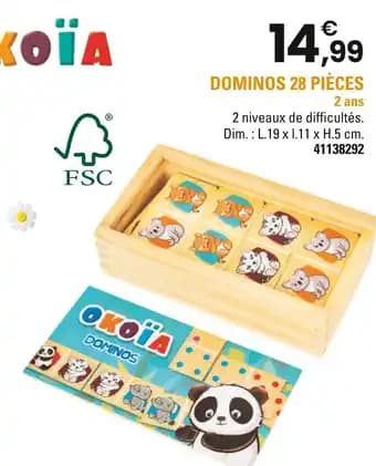 Okoïa Dominos 28 pièces